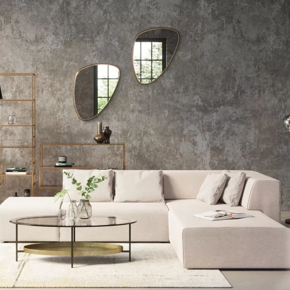 KARE Design Hoekbank Infinity Ottomane Crème Rechts Clearance