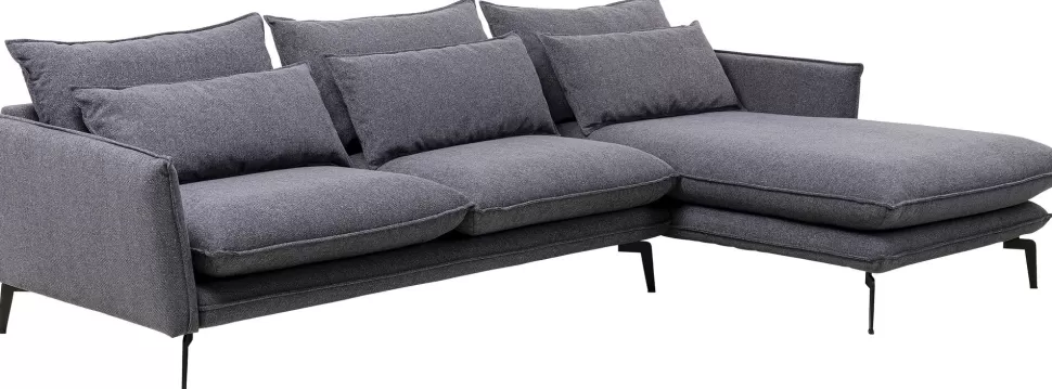 KARE Design Hoekbank Monza Right Grey 296cm Hot