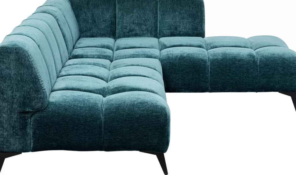 KARE Design Hoekbank Nia Glam Dark Green Right 250cm New