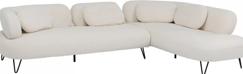 KARE Design Hoekbank Peppo Wit 286cm Flash Sale
