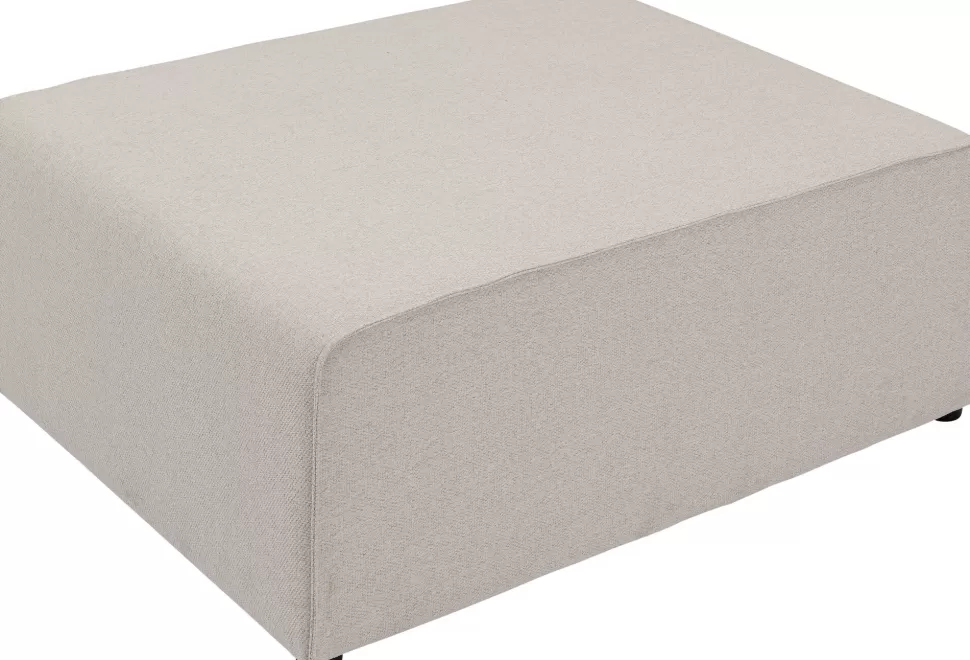 KARE Design Infinity Pouff Elements Cream 80x100cm Outlet