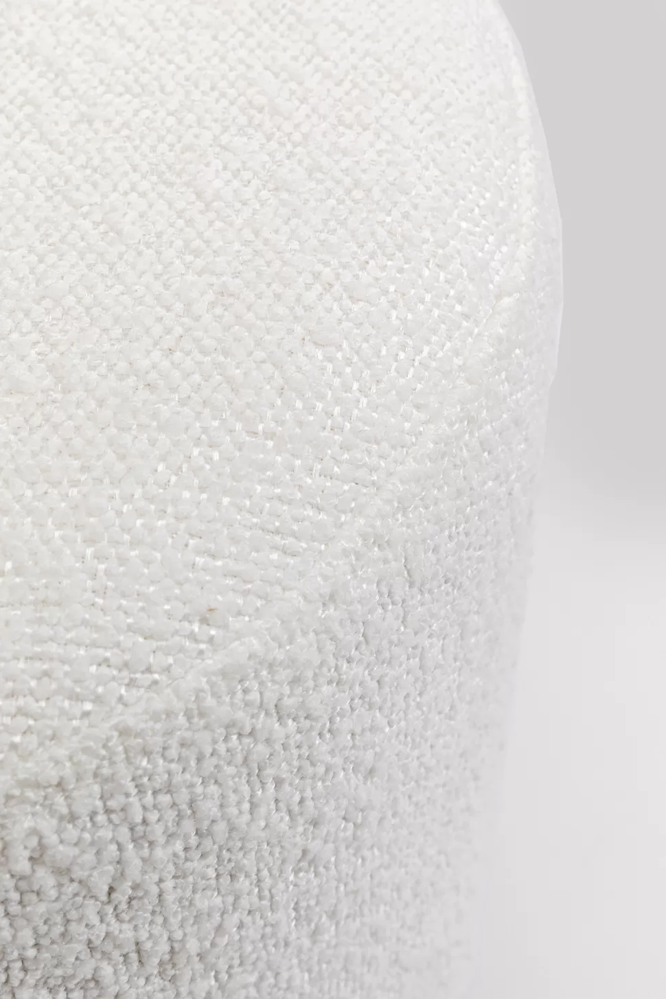 KARE Design Kruk Cherry Boucle Cream Smoke Ø35cm New