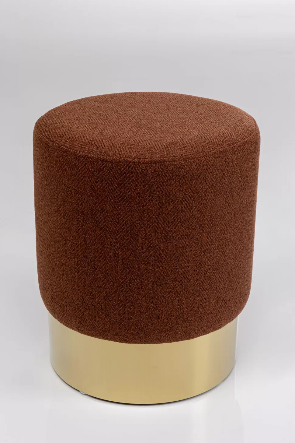 KARE Design Kruk Cherry Lina Brown Brass Ø35cm Clearance