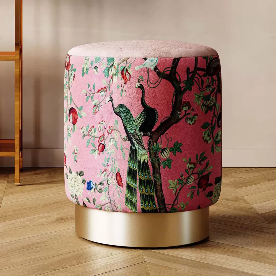 KARE Design Kruk Cherry Peacock Brass Ø32cm Best