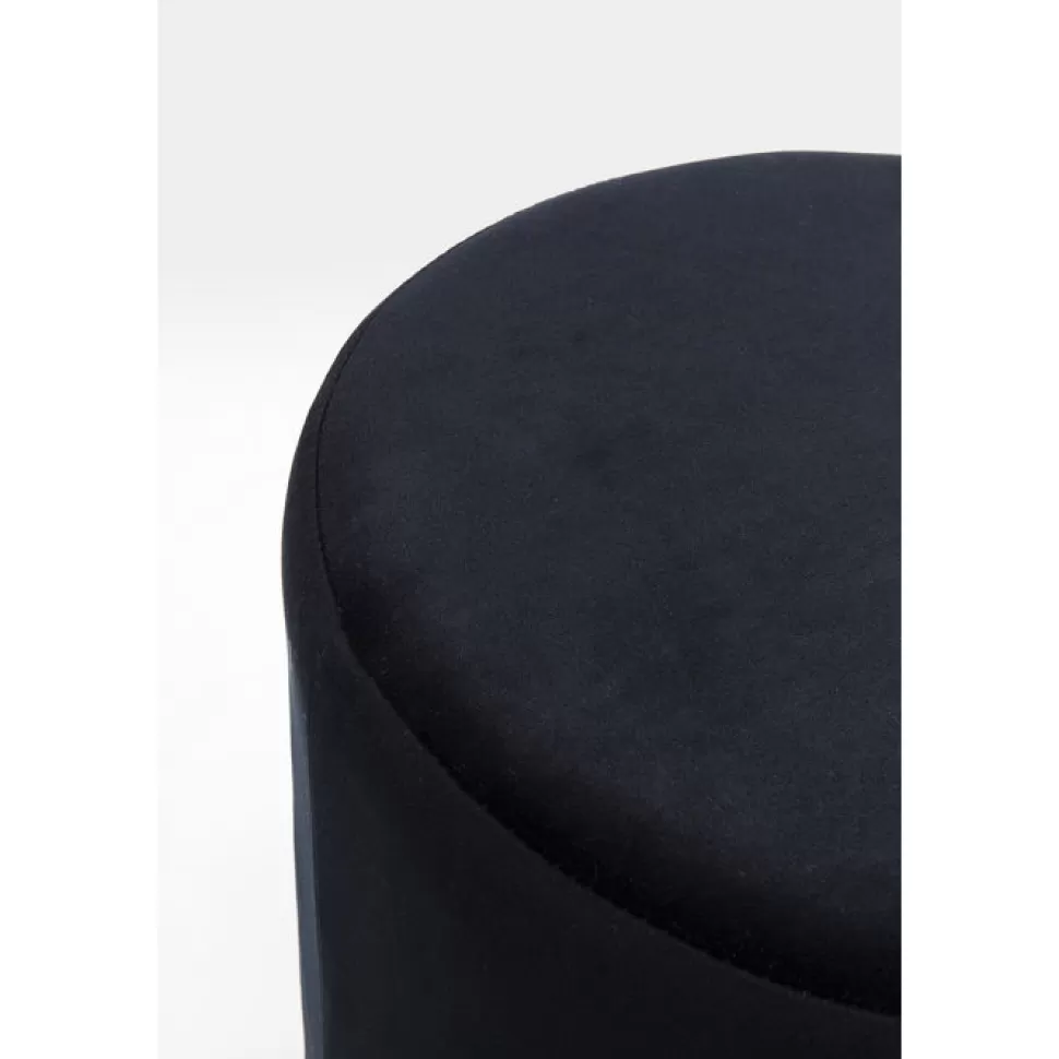 KARE Design Kruk Cherry Zwart Messing Ø35cm Best Sale