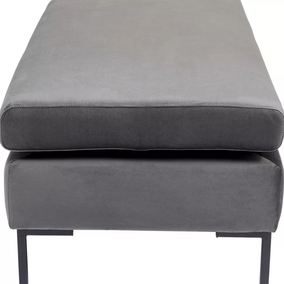 KARE Design Kruk Gianni Velvet Grey Black Best