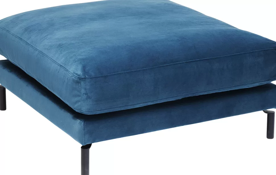 KARE Design Kruk Lullaby Petrol-Blauw Flash Sale