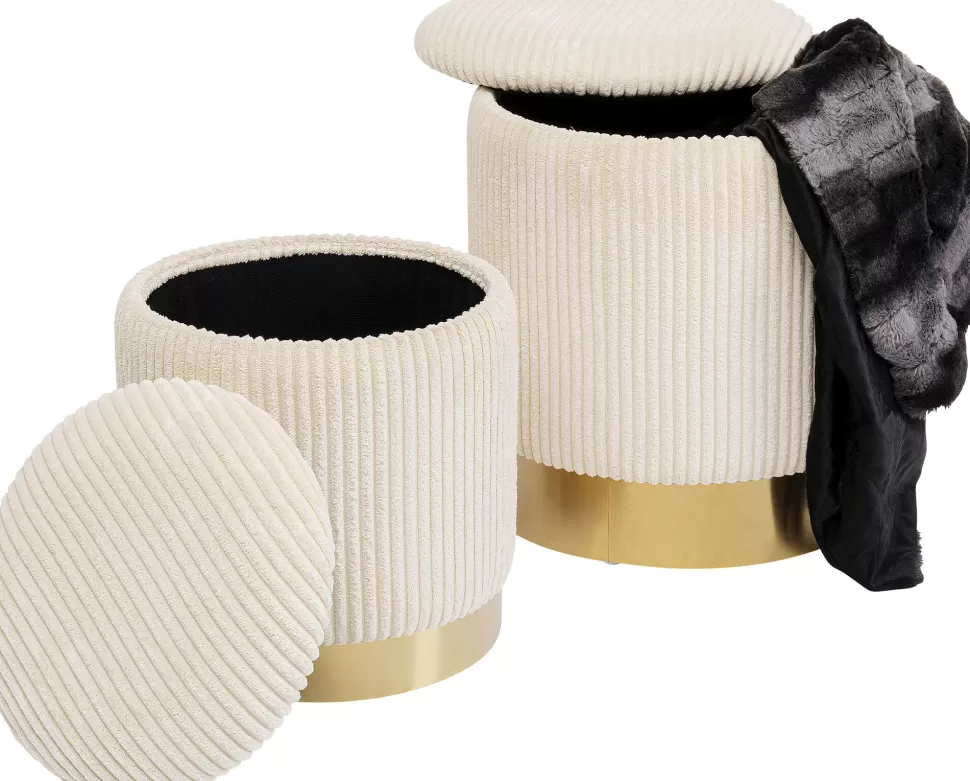 KARE Design Kruk Plush (Set Van 2) Cheap