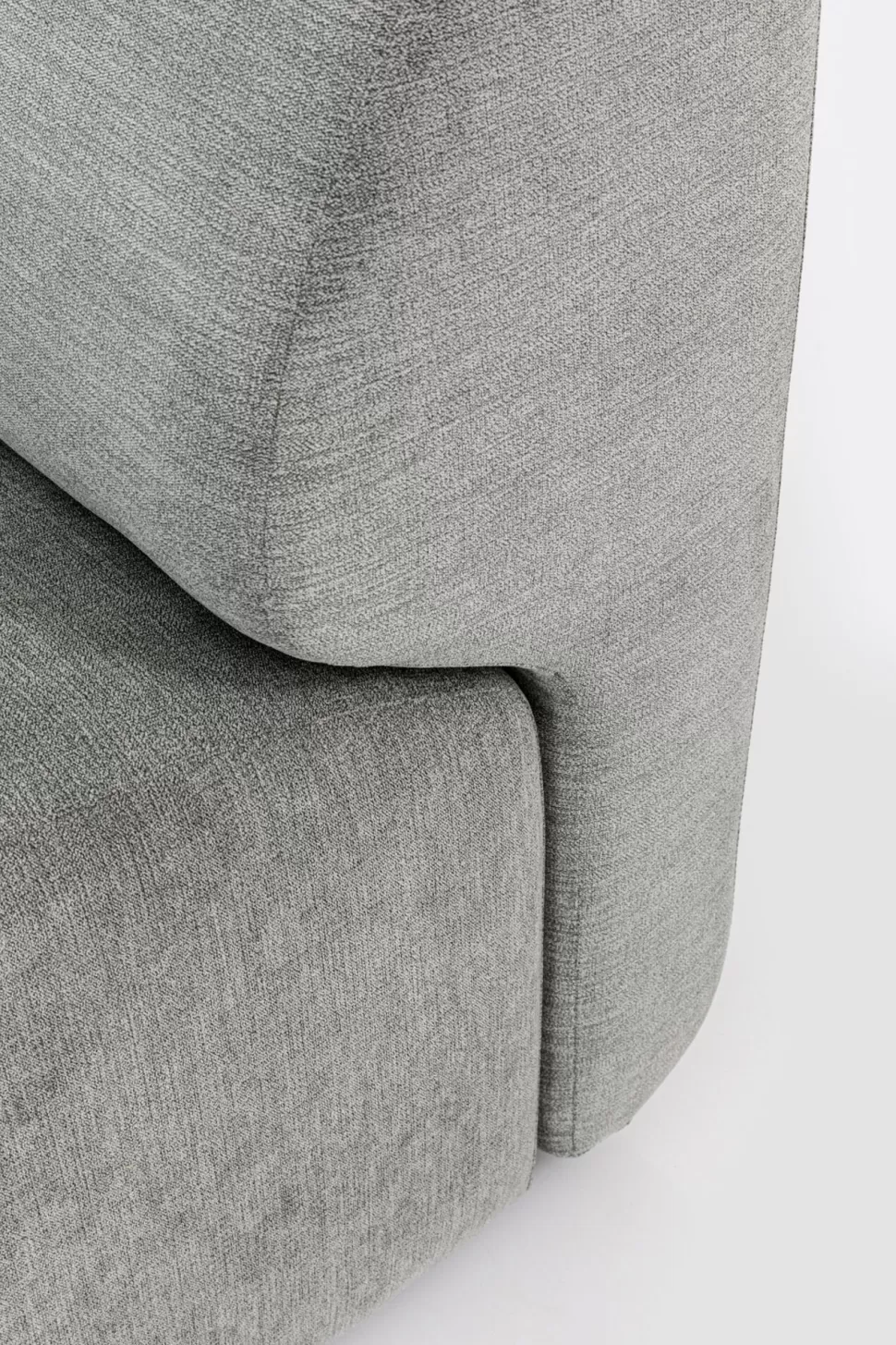 KARE Design Modulaire Bank Lucca End Corner Elements Left Grey 89cm New
