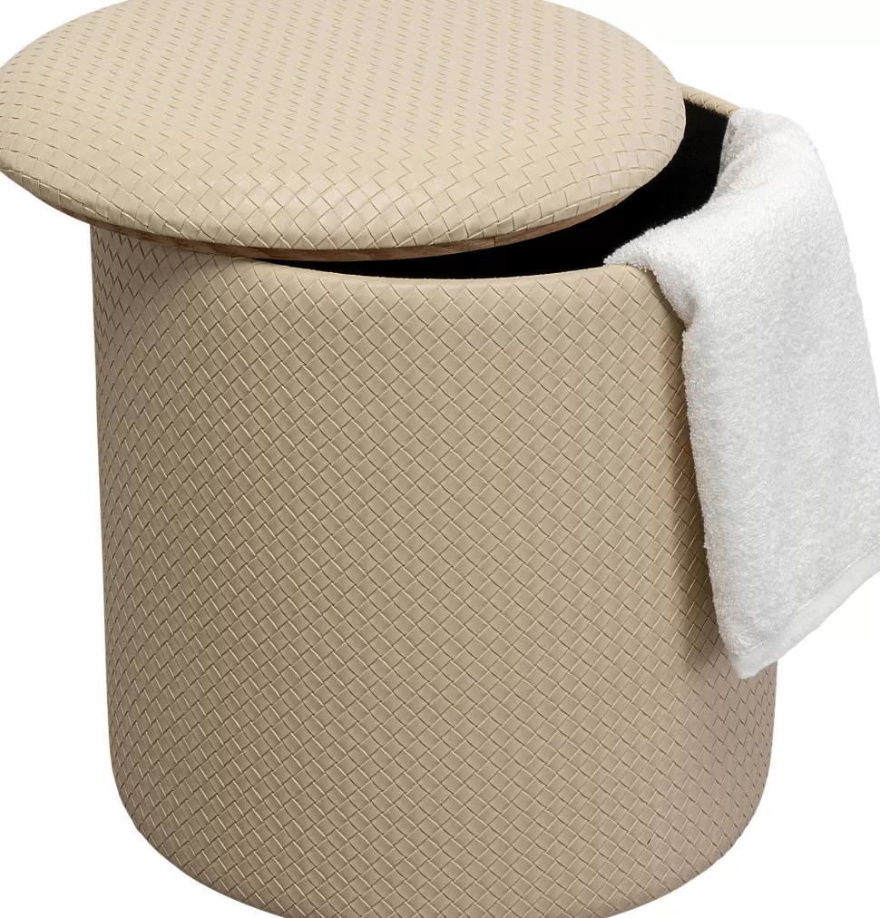 KARE Design Poef Venezia Storage Cream 40cm Cheap
