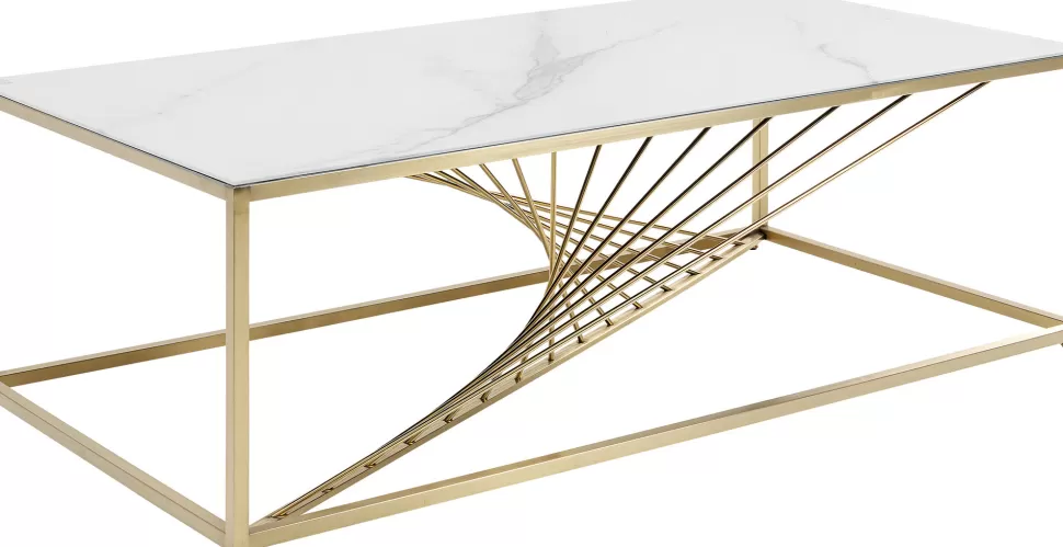 KARE Design Salontafel Art Marmer Glas 140x70cm Store