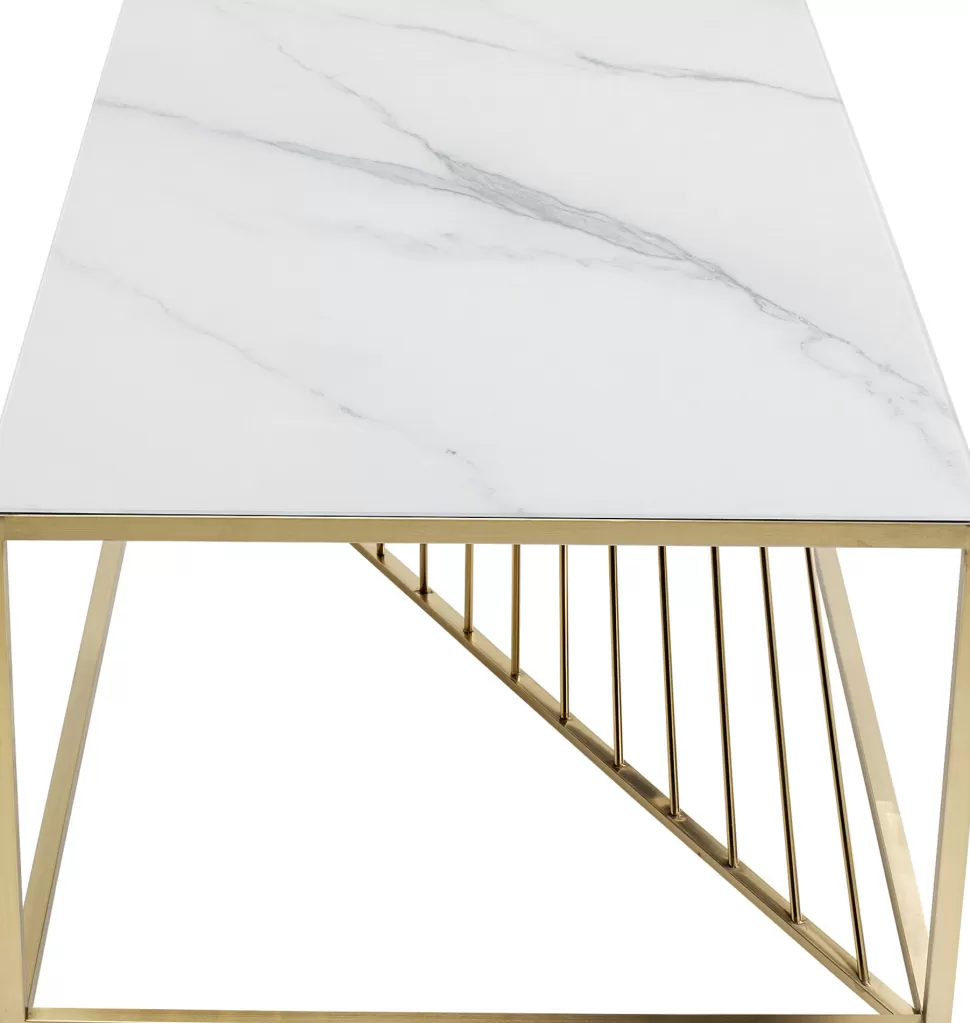 KARE Design Salontafel Art Marmer Glas 140x70cm Store