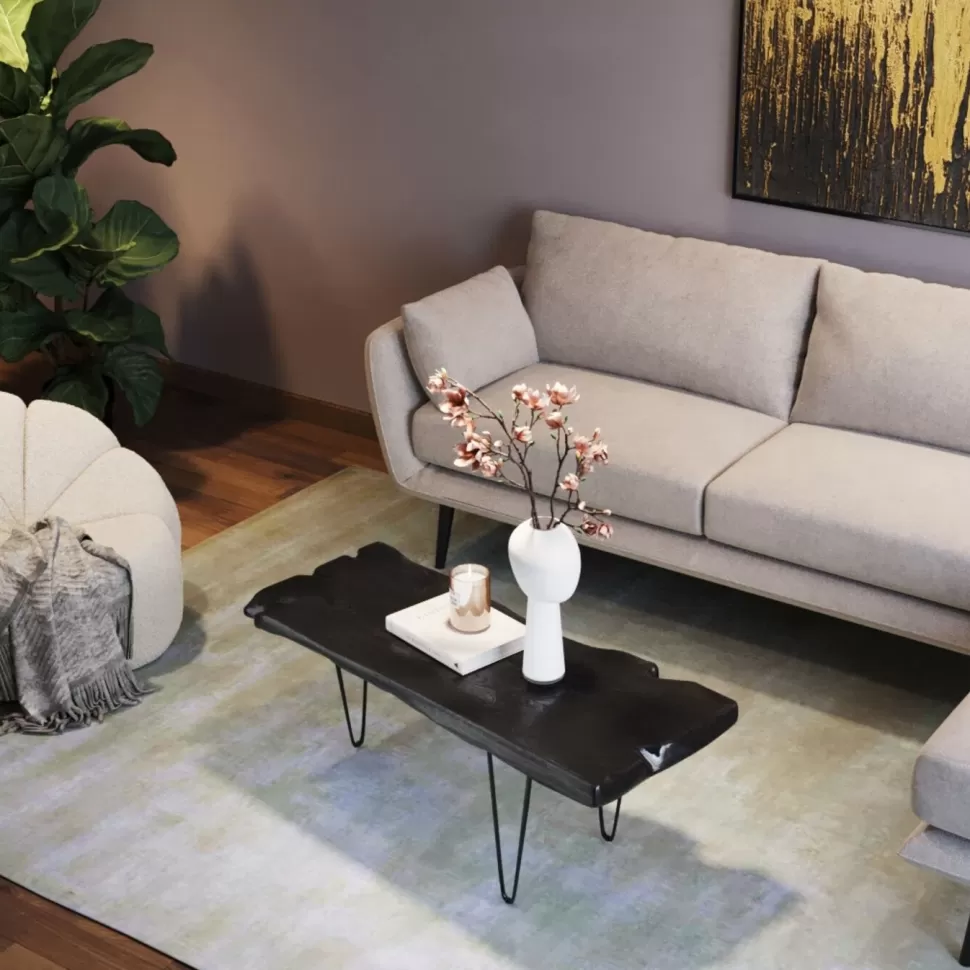 KARE Design Salontafel Aspen Zwart 100x40cm Flash Sale
