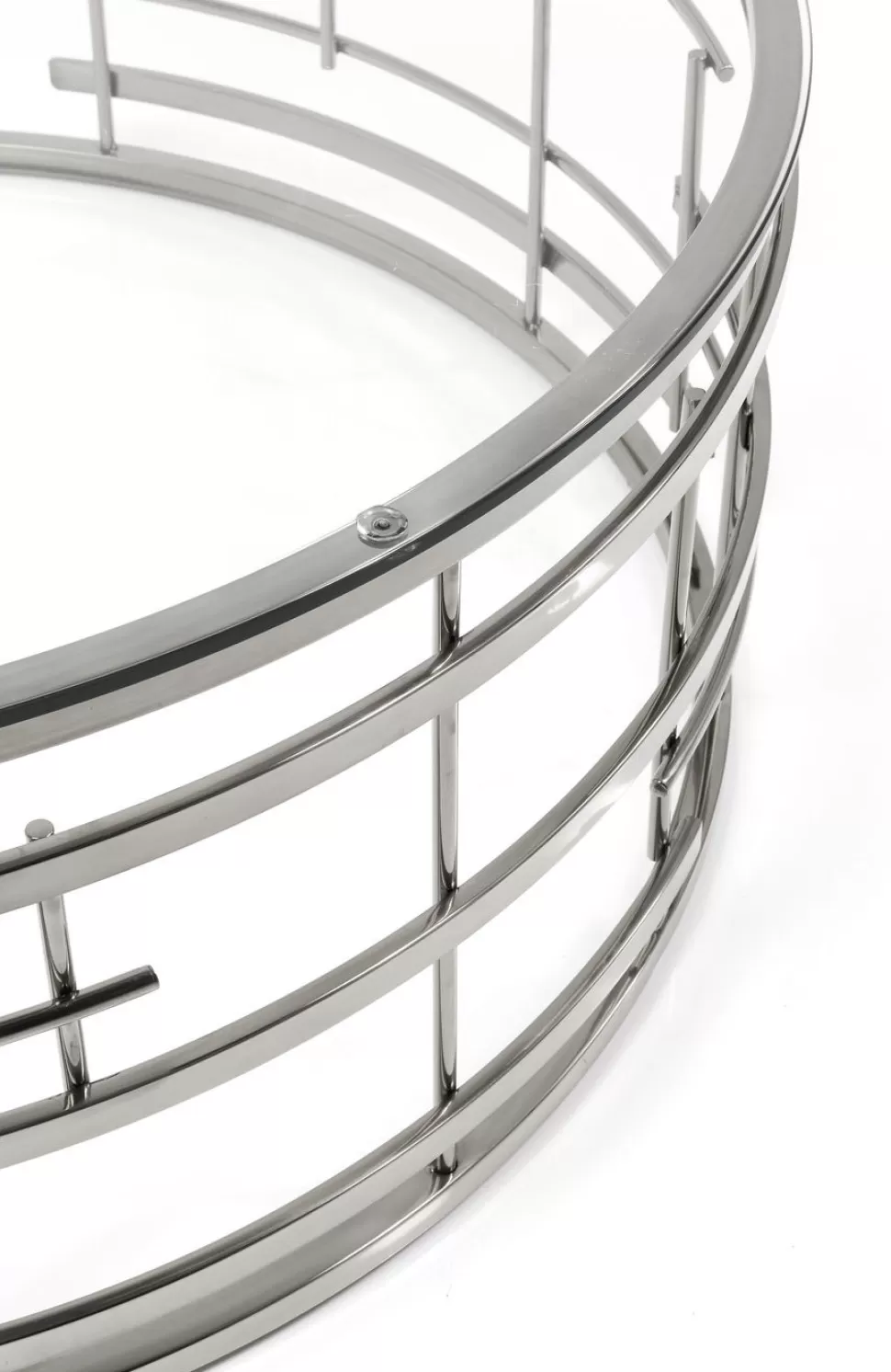 KARE Design Salontafel Jupiter Zilver Ø100cm Clearance