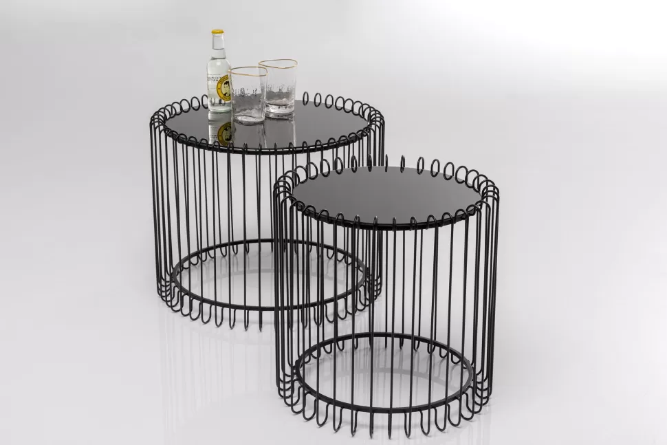 KARE Design Salontafel Line Onyx (Set Van 2) Sale