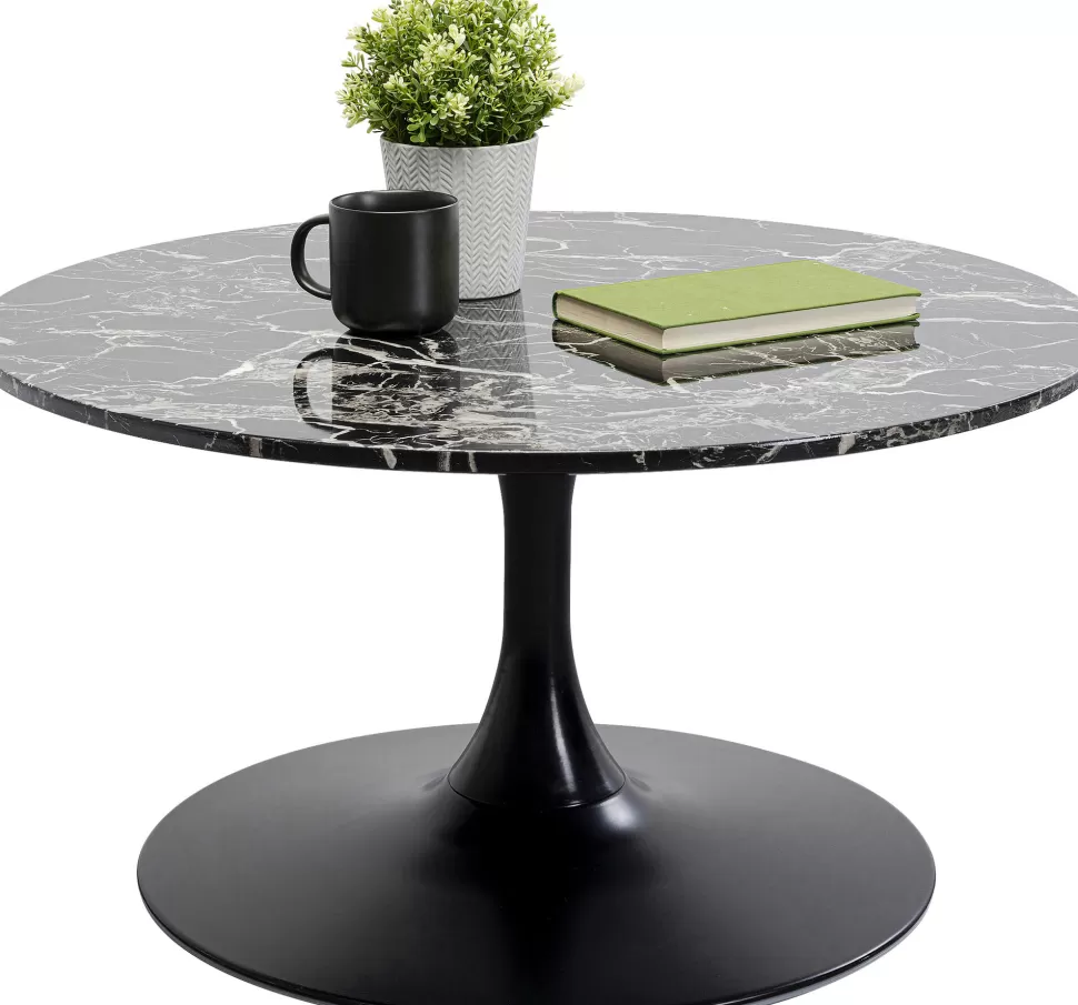 KARE Design Salontafel Schickeria Marble Black 80cm Store