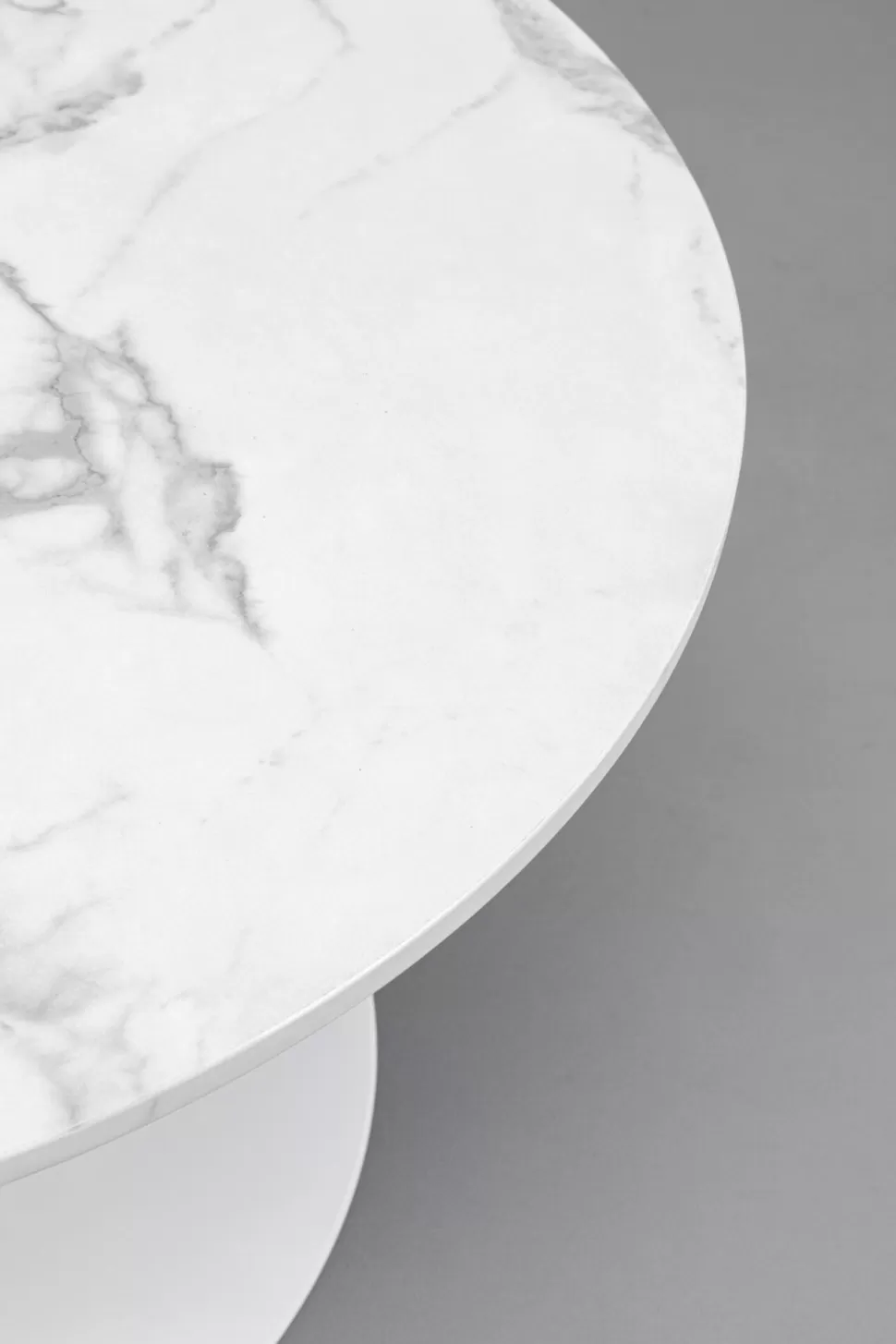 KARE Design Salontafel Shickeria Marble White 80cm Outlet