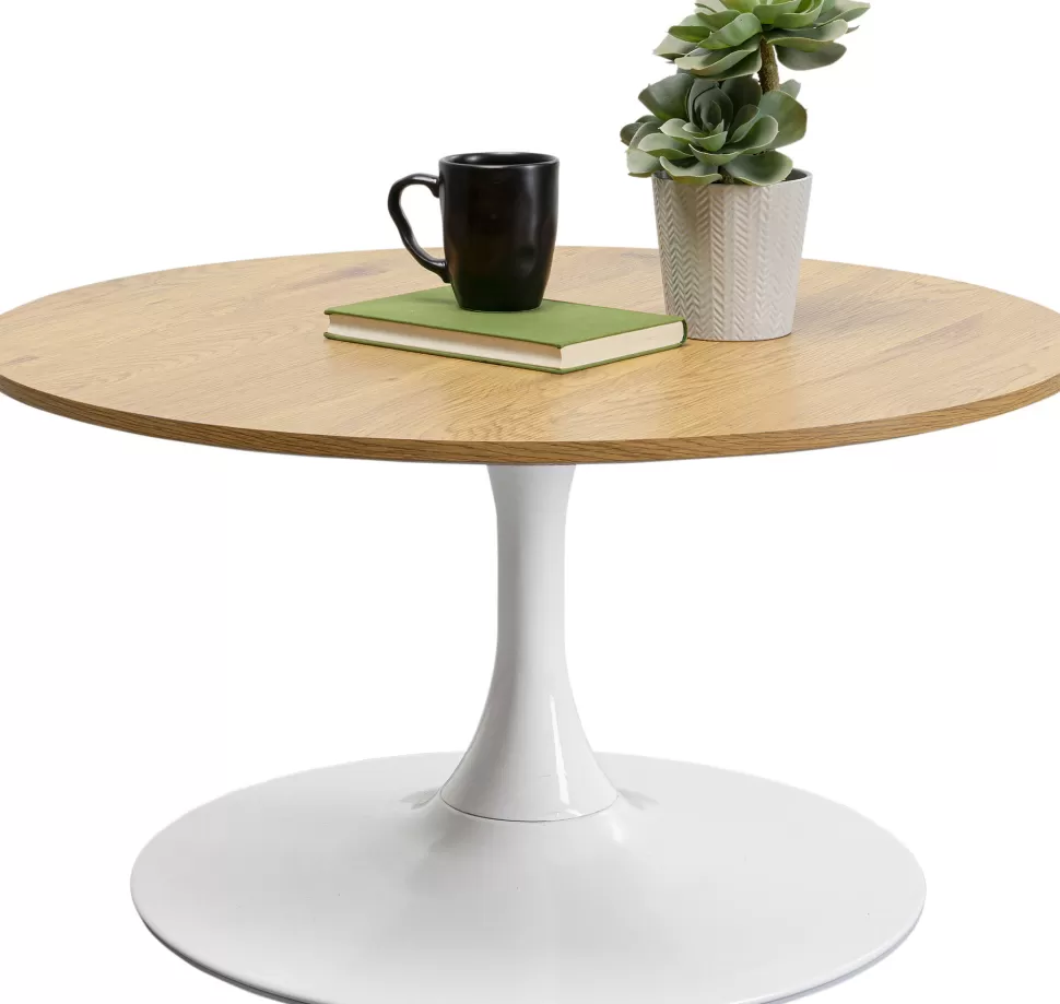 KARE Design Salontafel Shickeria Oak White 80cm Online