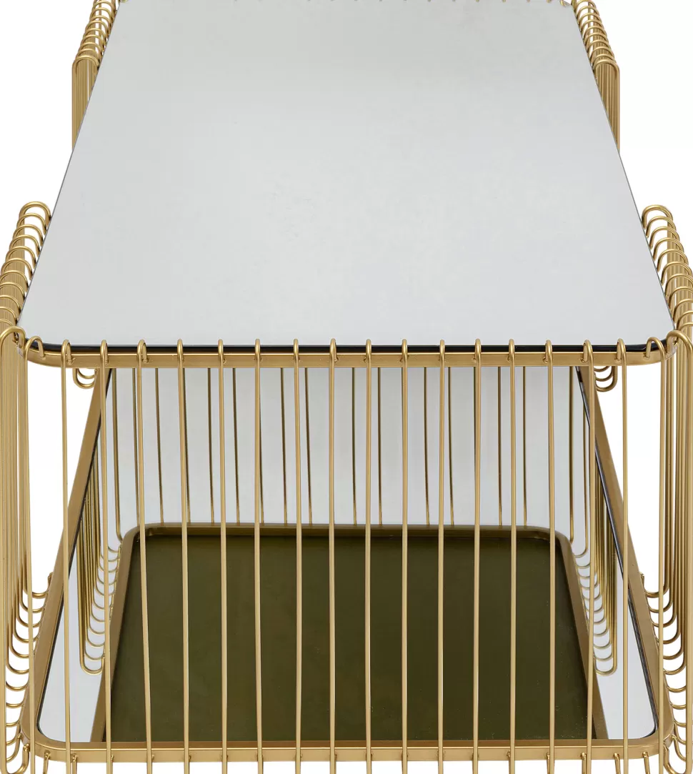 KARE Design Salontafel Wire Double Brass 120x60cm Discount