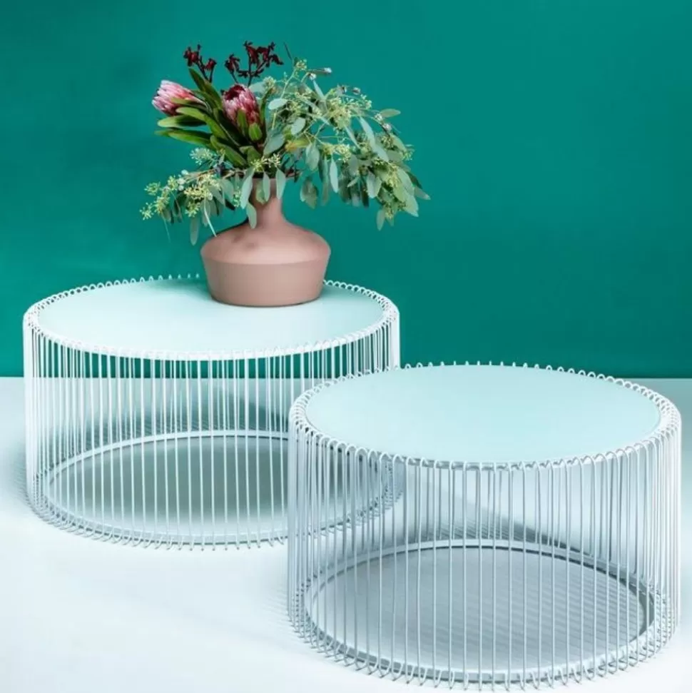 KARE Design Salontafel Wire Wit (2-delig) Store
