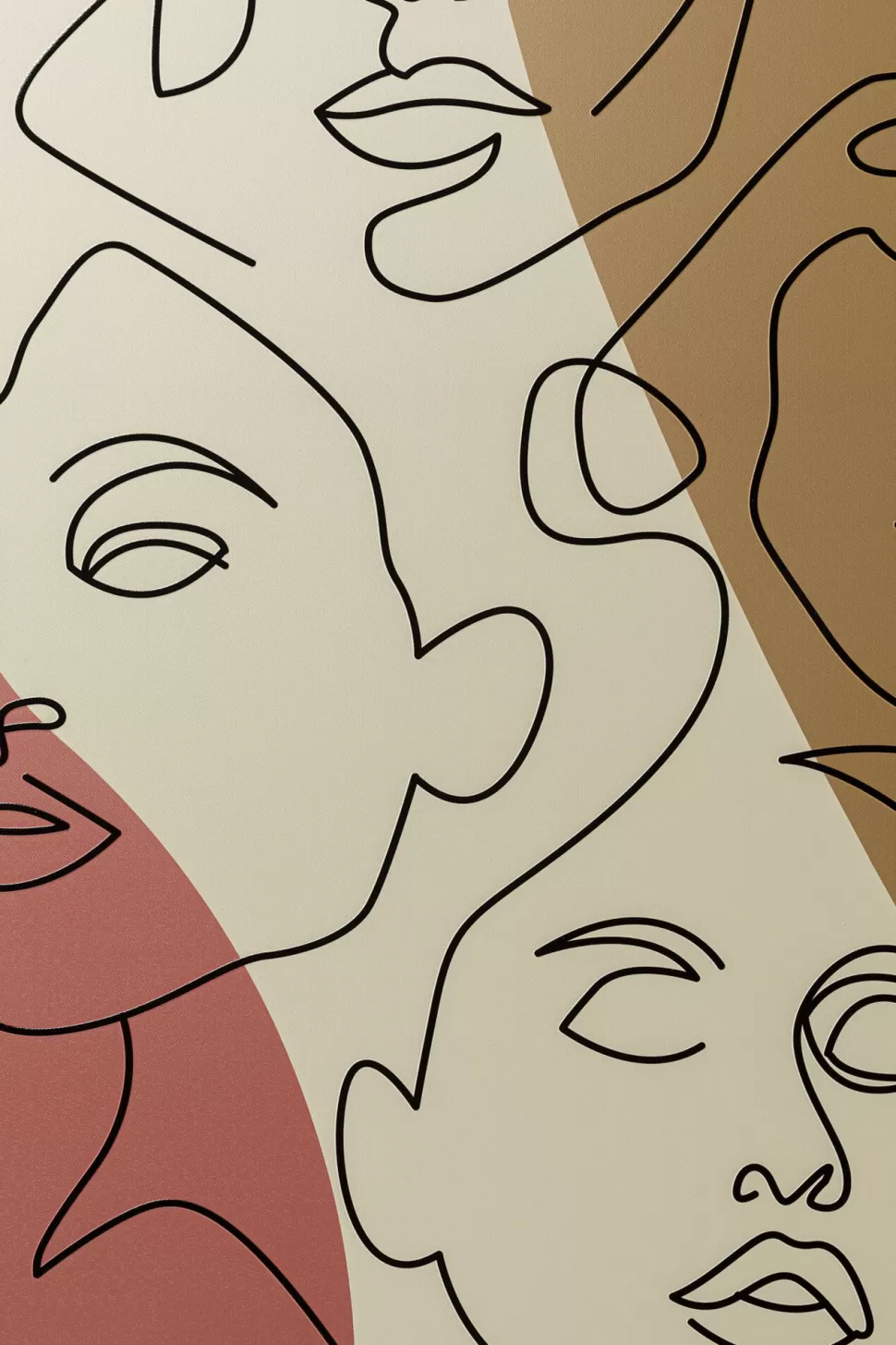 KARE Design Schilderij Faccia Arte Tri Colore 90x120cm Online