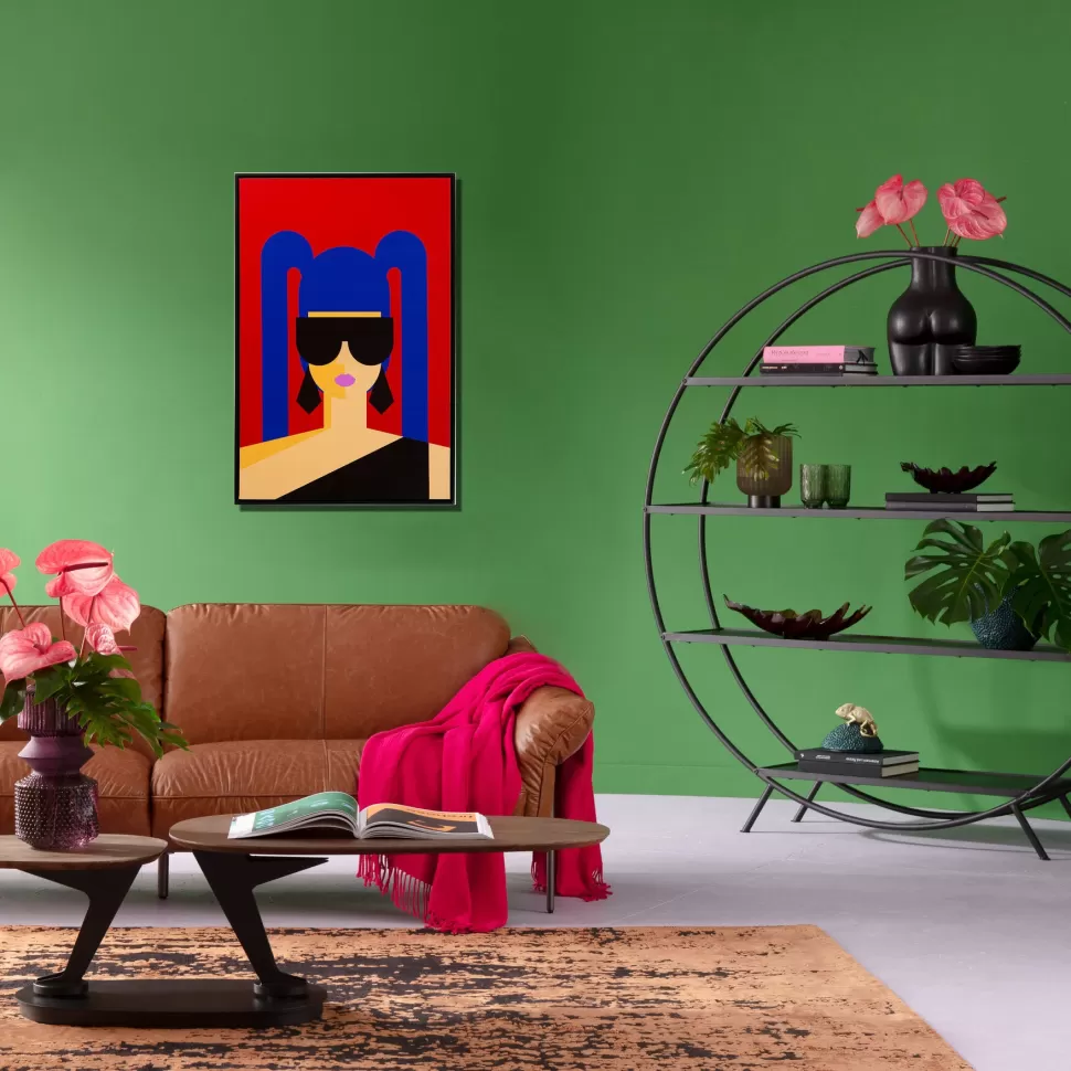 KARE Design Schilderij Met Lijst Party Girl 60x90cm Discount