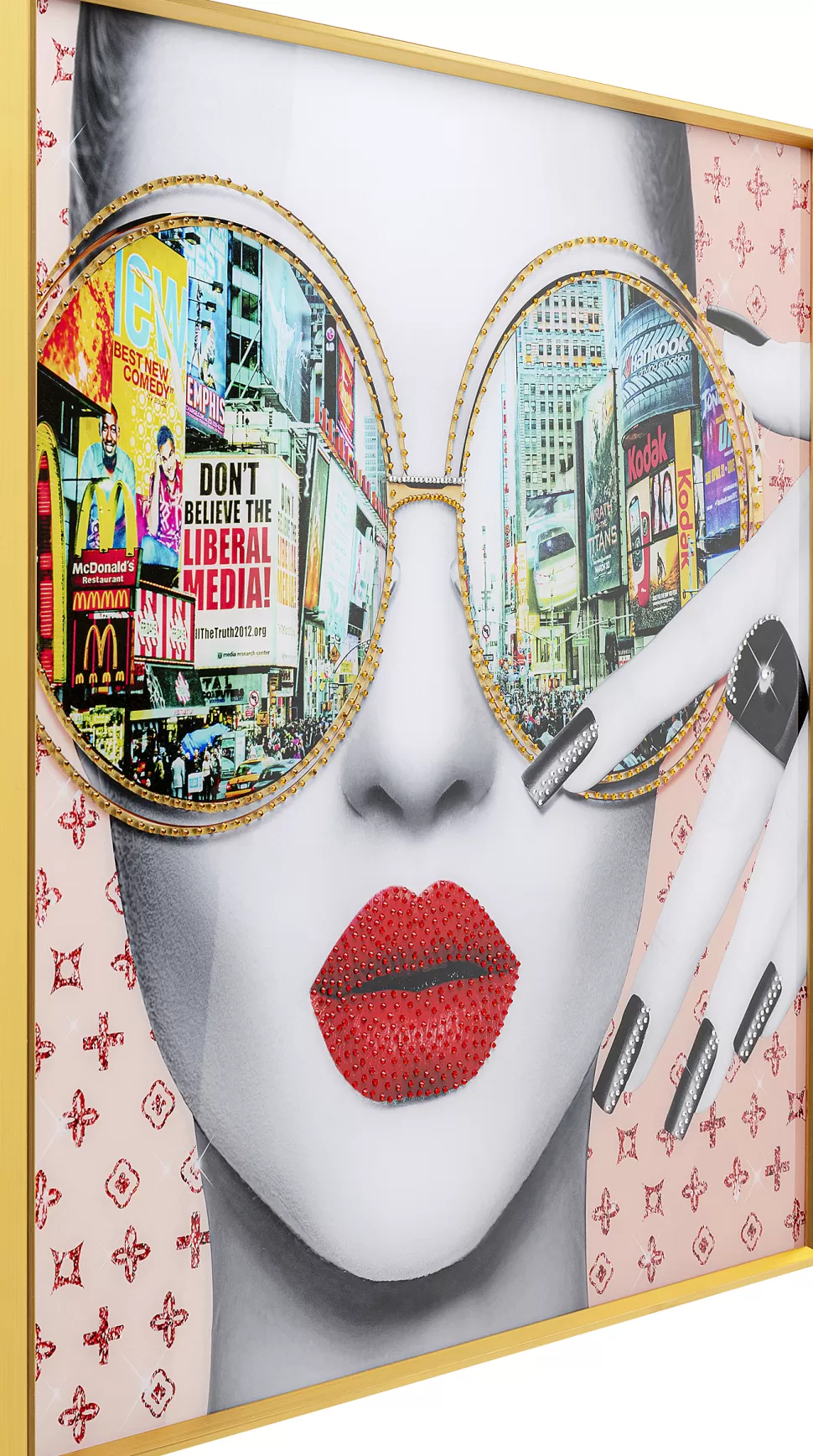 KARE Design Schilderij Met Lijst Times Square View 80x80cm Cheap