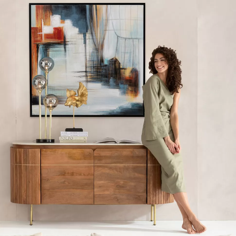 KARE Design Schilderij Met Lijst Visione Front 100x100cm Shop