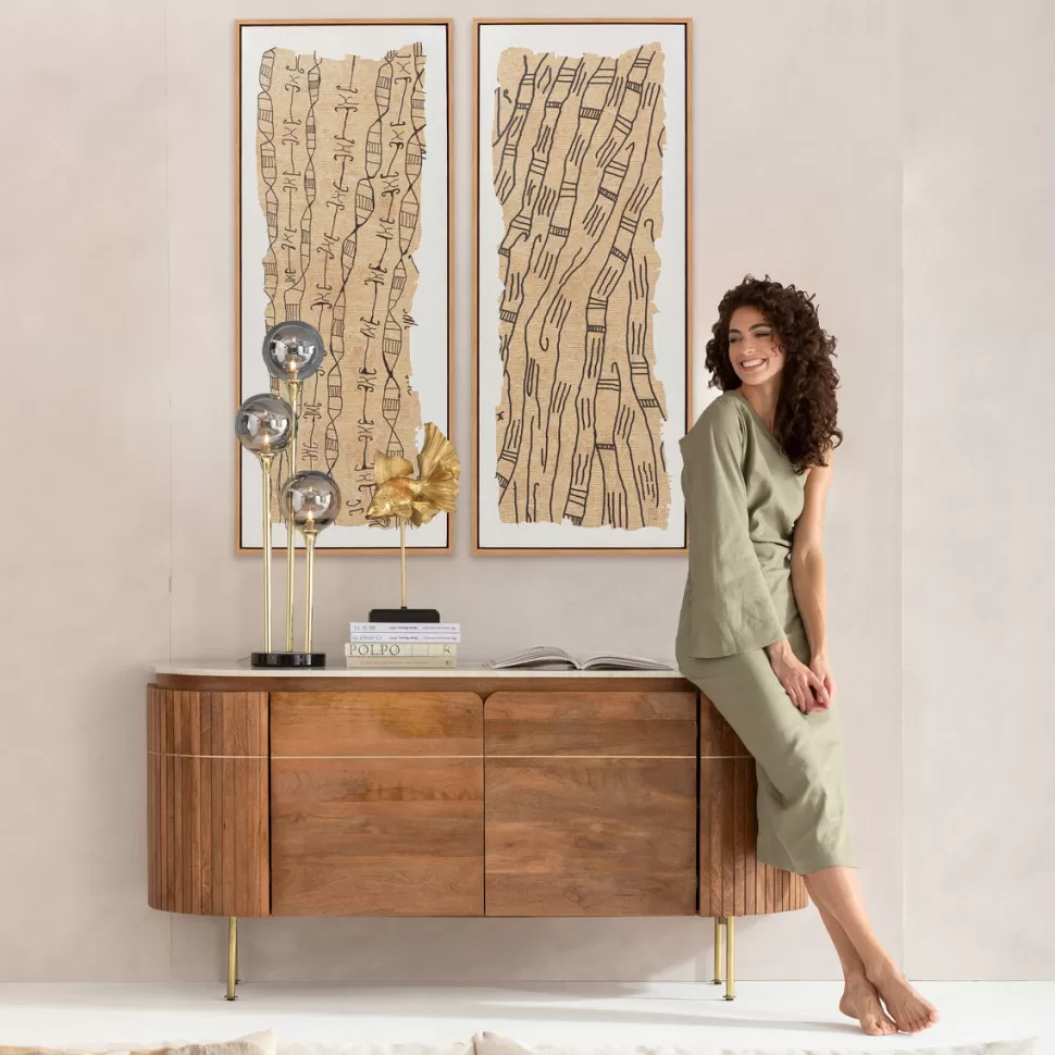 KARE Design Schilderij Native Spirals 50x150cm Best Sale