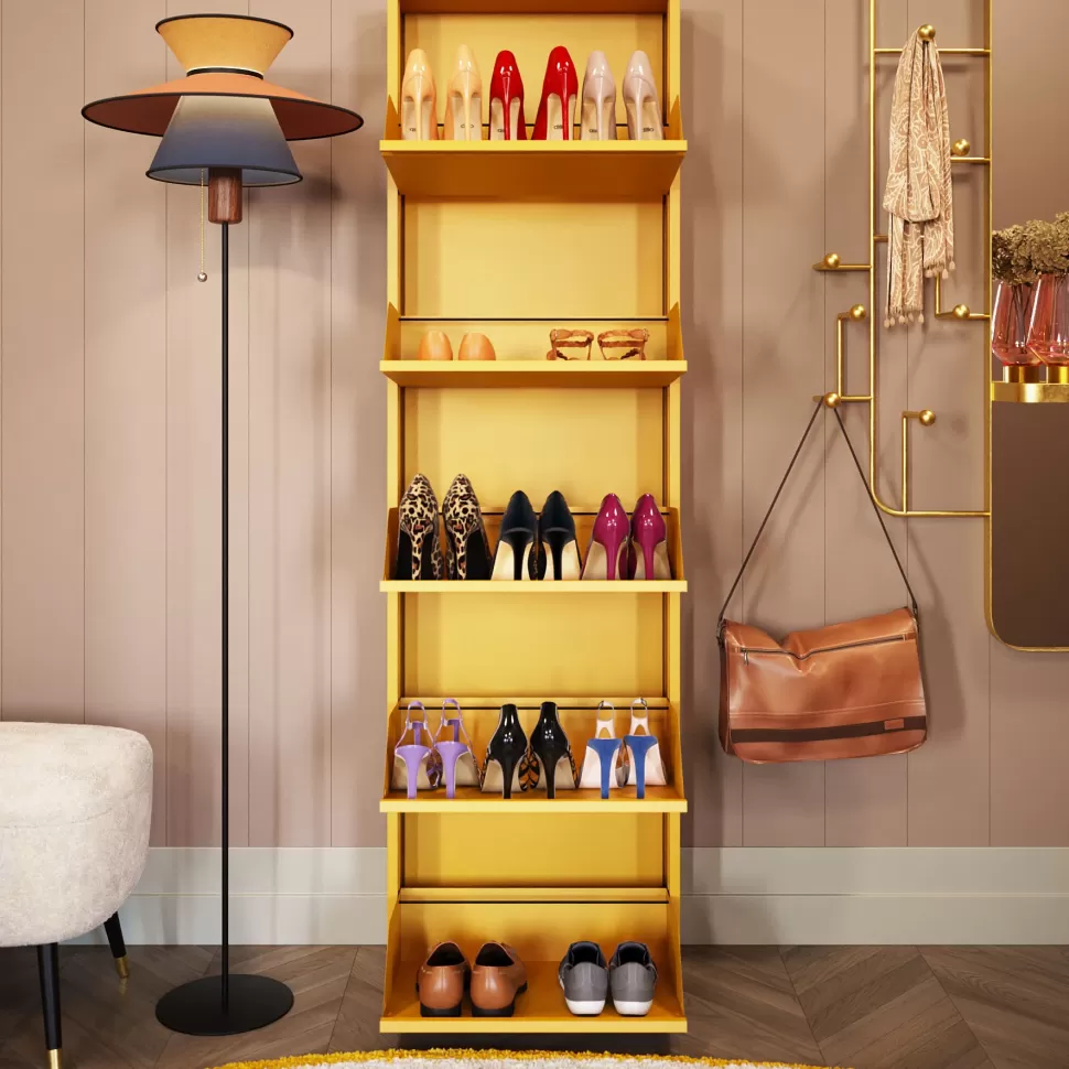 KARE Design Schoenenkast Caruso 5 Yellow (MO) Cheap