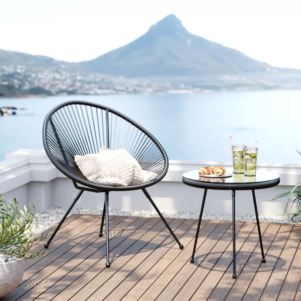 KARE Design Set Acapulco Black (2/parts) Discount