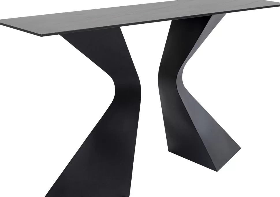 KARE Design Sidetable Gloria Black Ceramik 140x81cm Flash Sale