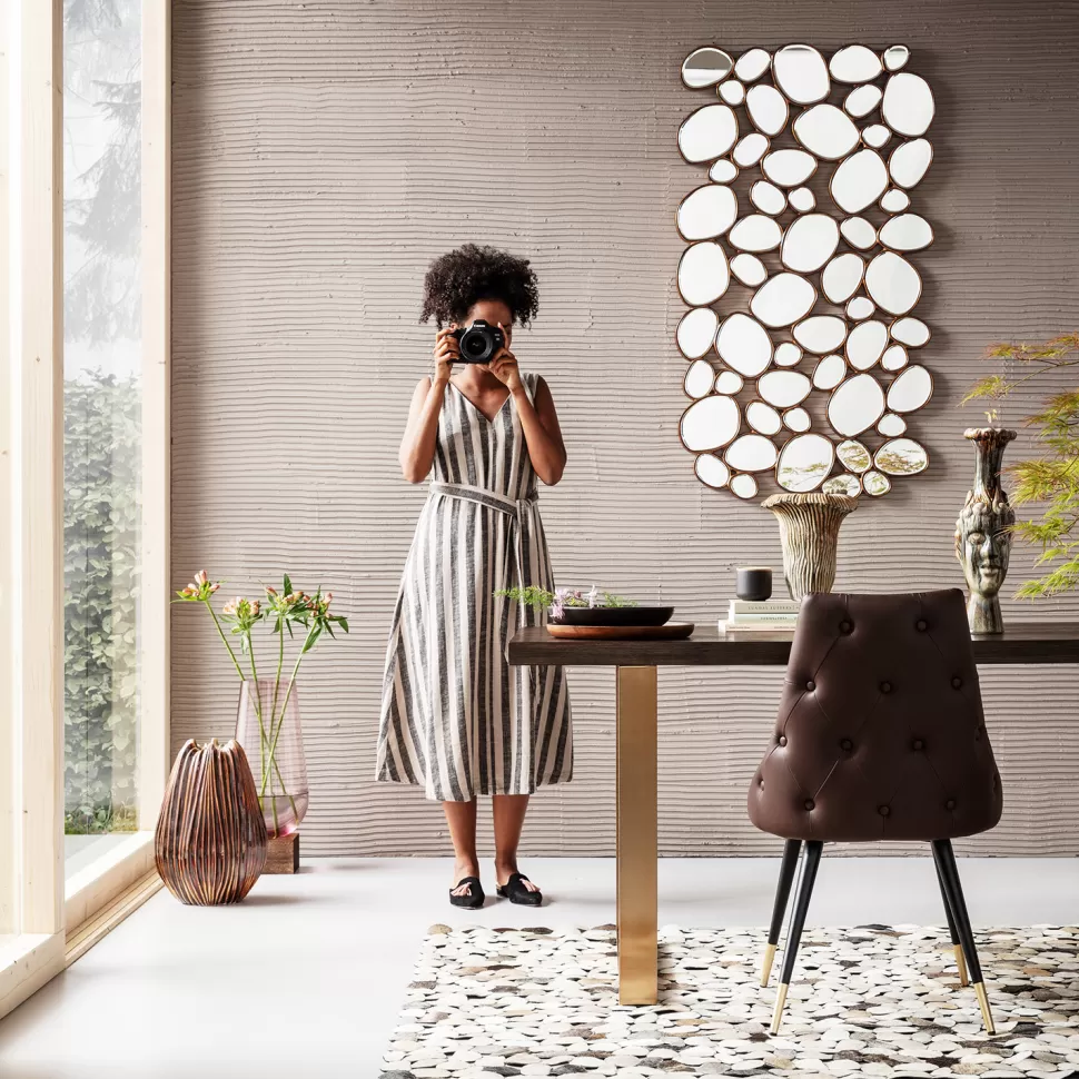 KARE Design Spiegel Water Drops Koper 135x78cm Sale