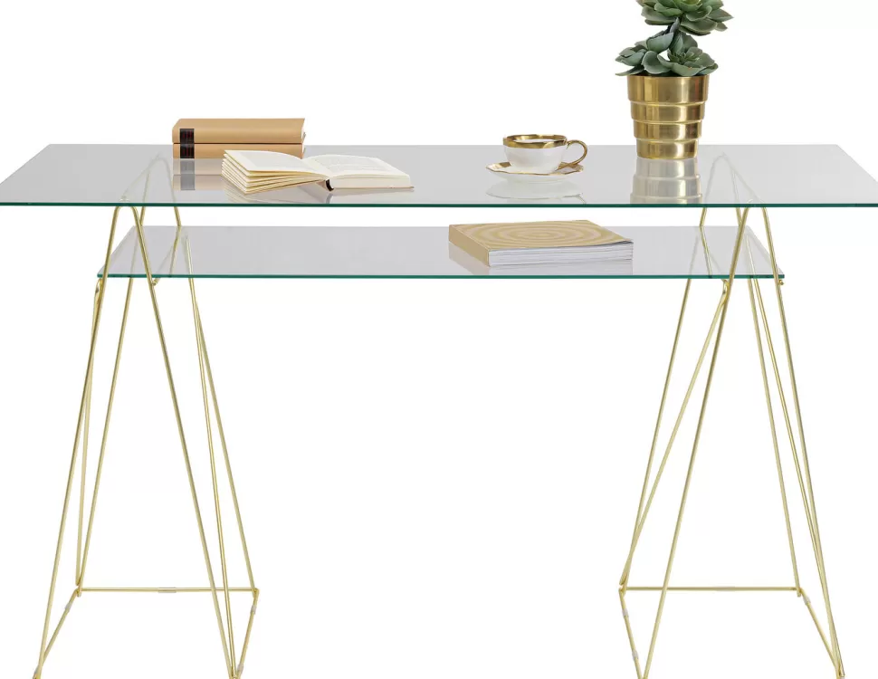 KARE Design Tafel Onderstel Polar (Pair) Brass Matt 31x40cm Sale