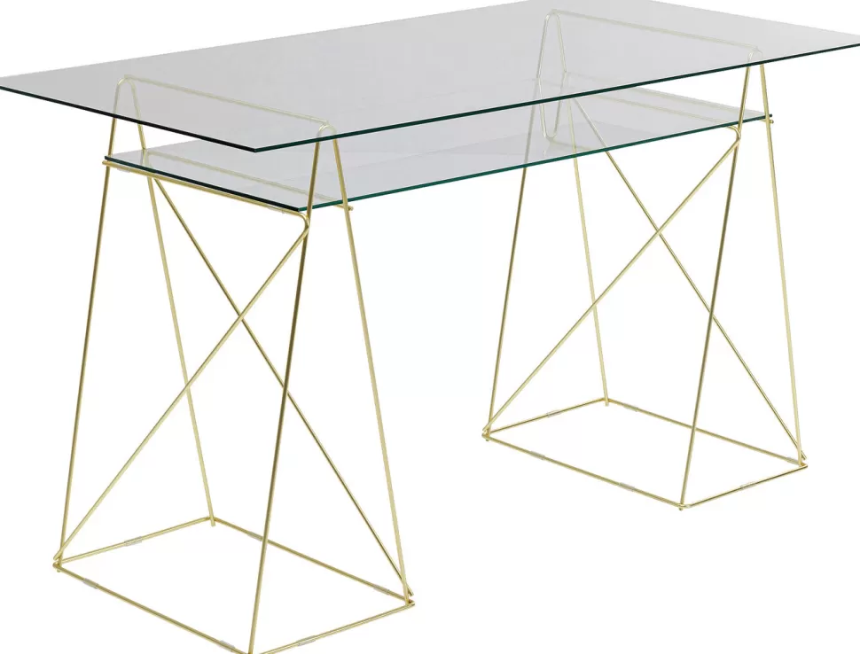 KARE Design Tafel Onderstel Polar (Pair) Brass Matt 31x40cm Sale
