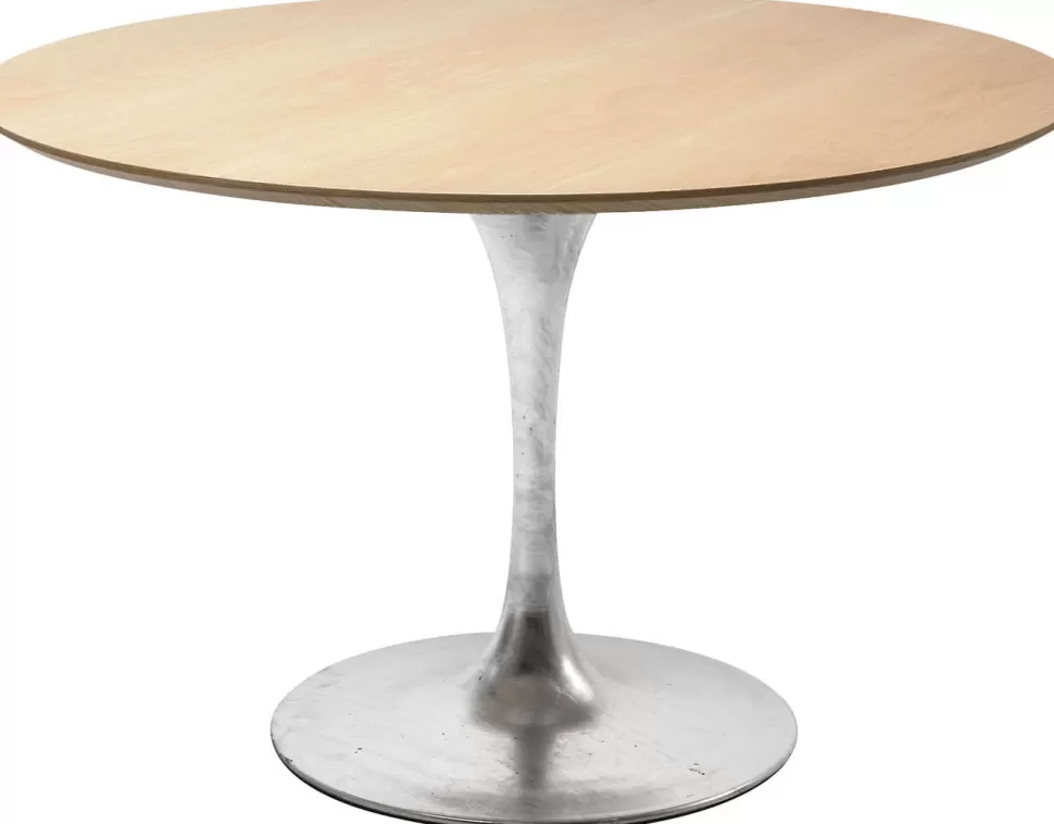 KARE Design Tafelblad Invitation Round Oak 120cm New