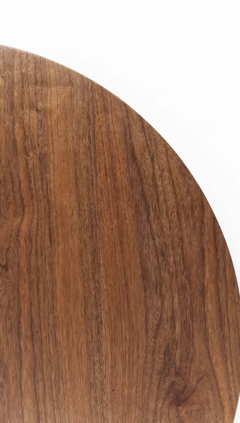 KARE Design Tafelblad Invitation Round Walnut 90cm Store
