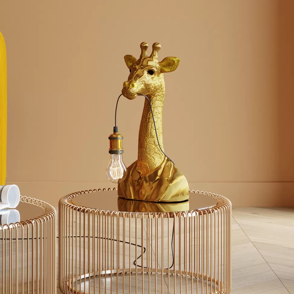 KARE Design Tafellamp Animal Giraffe Gold 50cm Best