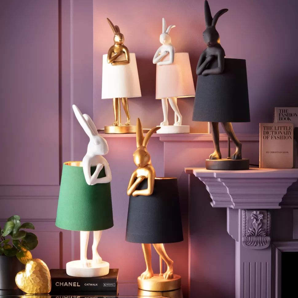 KARE Design Tafellamp Animal Rabbit Gold/Green 68cm Best