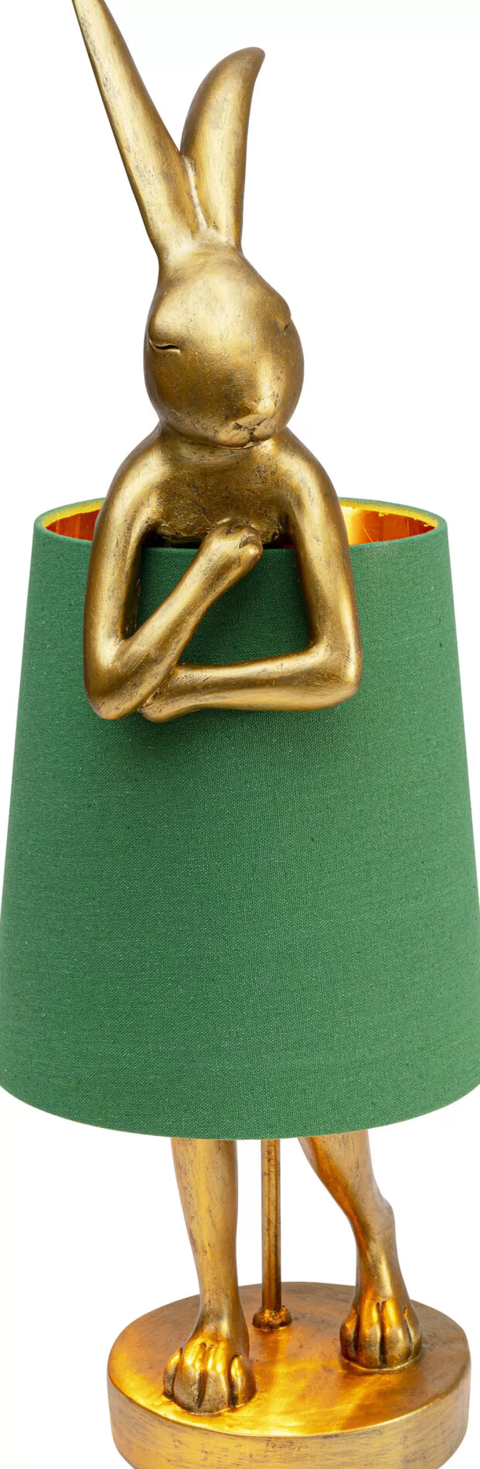 KARE Design Tafellamp Animal Rabbit Gold/Green 68cm Best