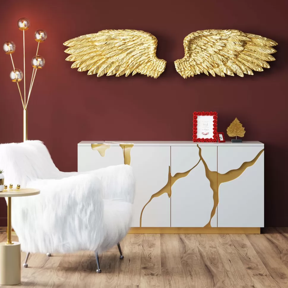KARE Design Wanddecoratie Angel Wings (Set Van 2) Flash Sale