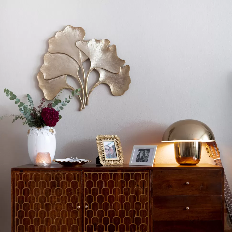 KARE Design Wanddecoratie Ginkgo Goud Groot Store