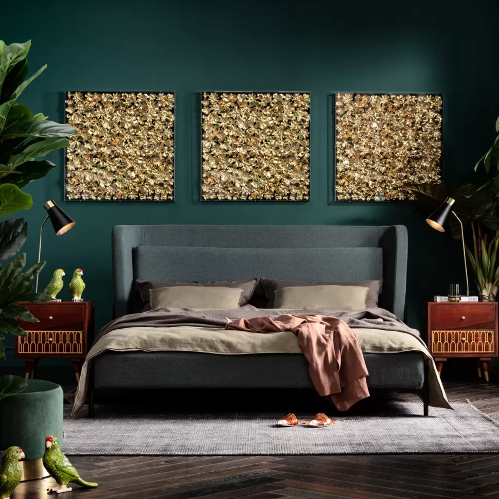 KARE Design Wanddecoratie Gold Flower 80x80cm Best Sale