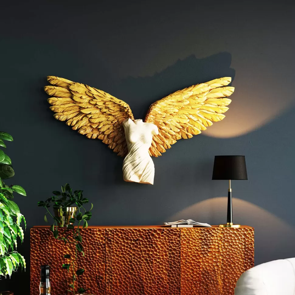 KARE Design Wanddecoratie Guardian Angel Female 124x71cm Cheap