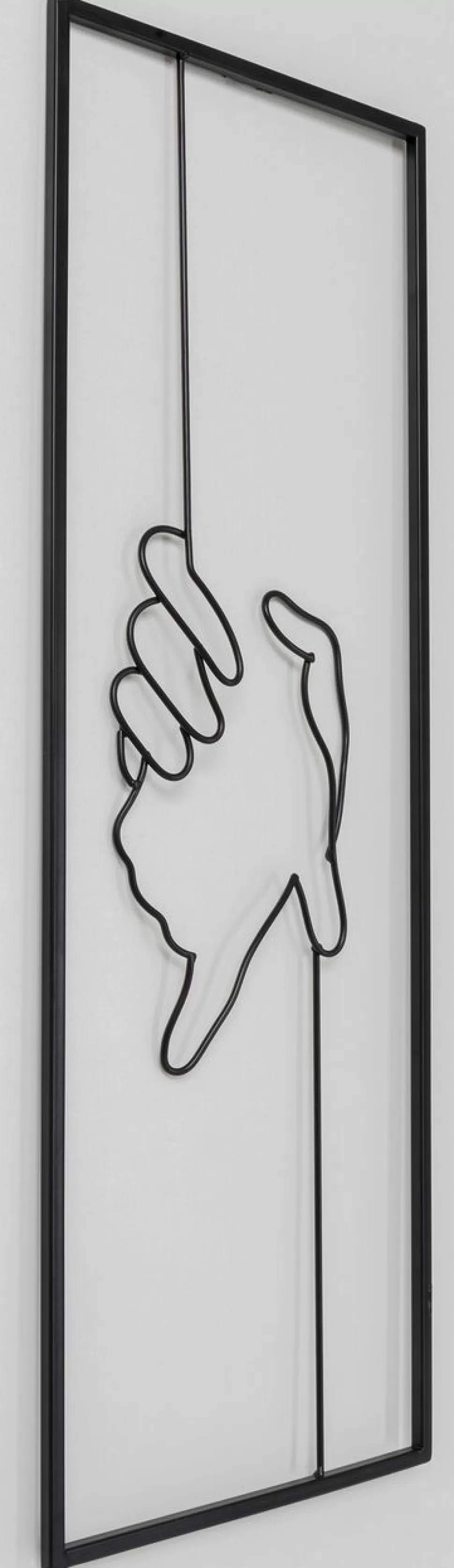 KARE Design Wanddecoratie Hand In Hand 25x70cm Best