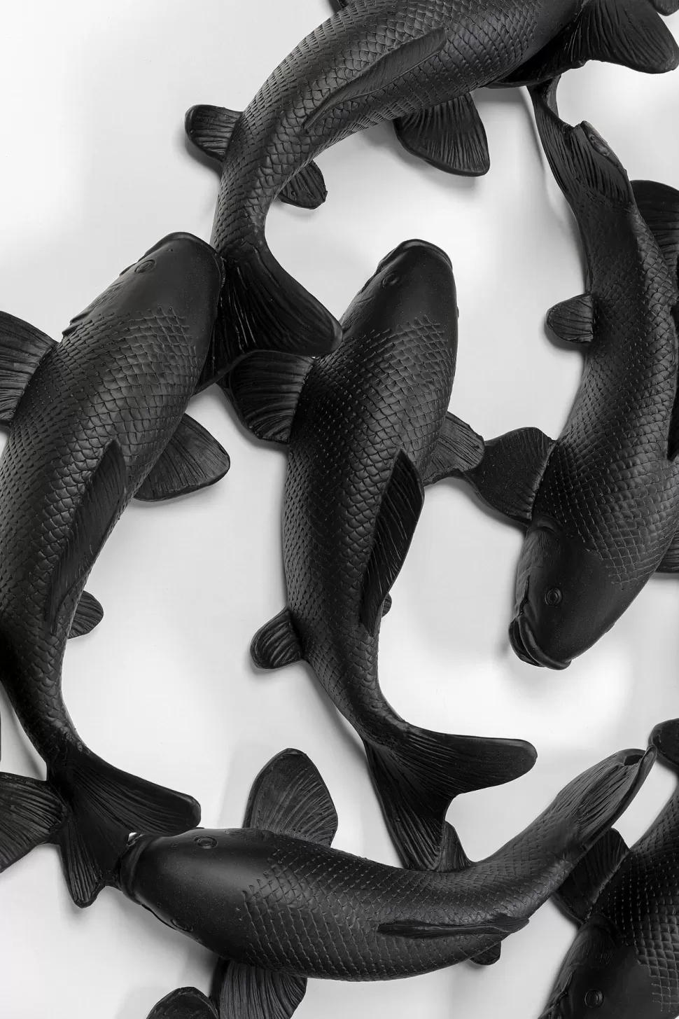 KARE Design Wanddecoratie School Of Koi Black Ø160cm Online