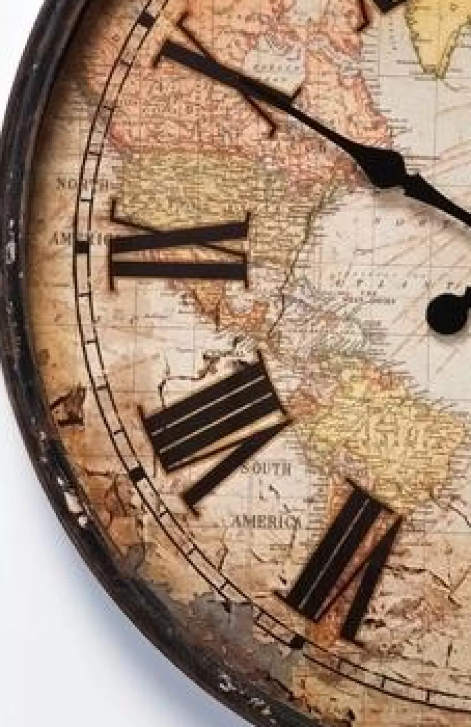 KARE Design Wandklok European Map 96cm Clearance