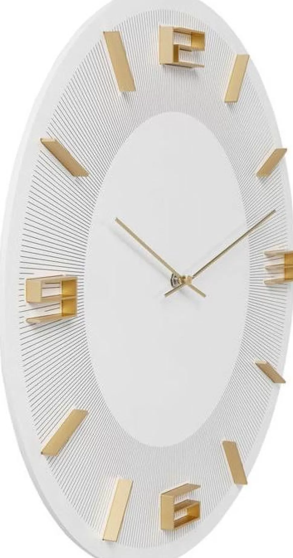 KARE Design Wandklok Leonardo Wit-Goud Store