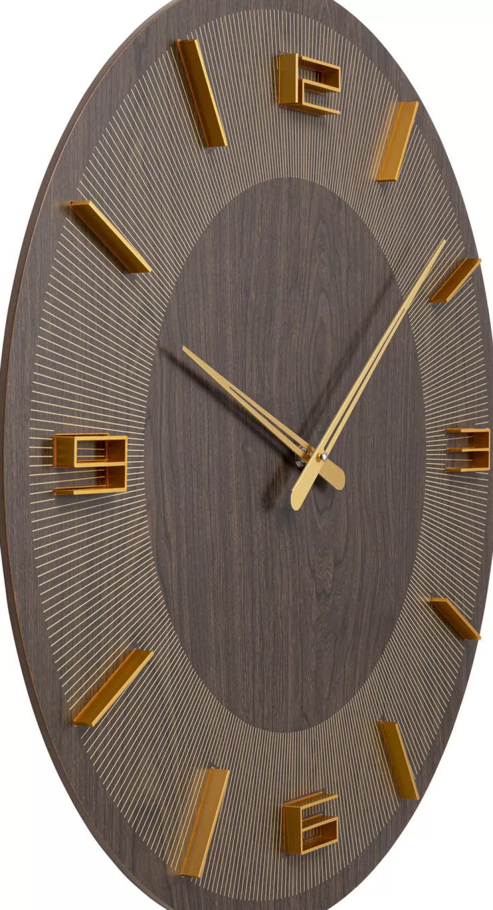 KARE Design Wandklok Levi Bruin Ø60cm Hot