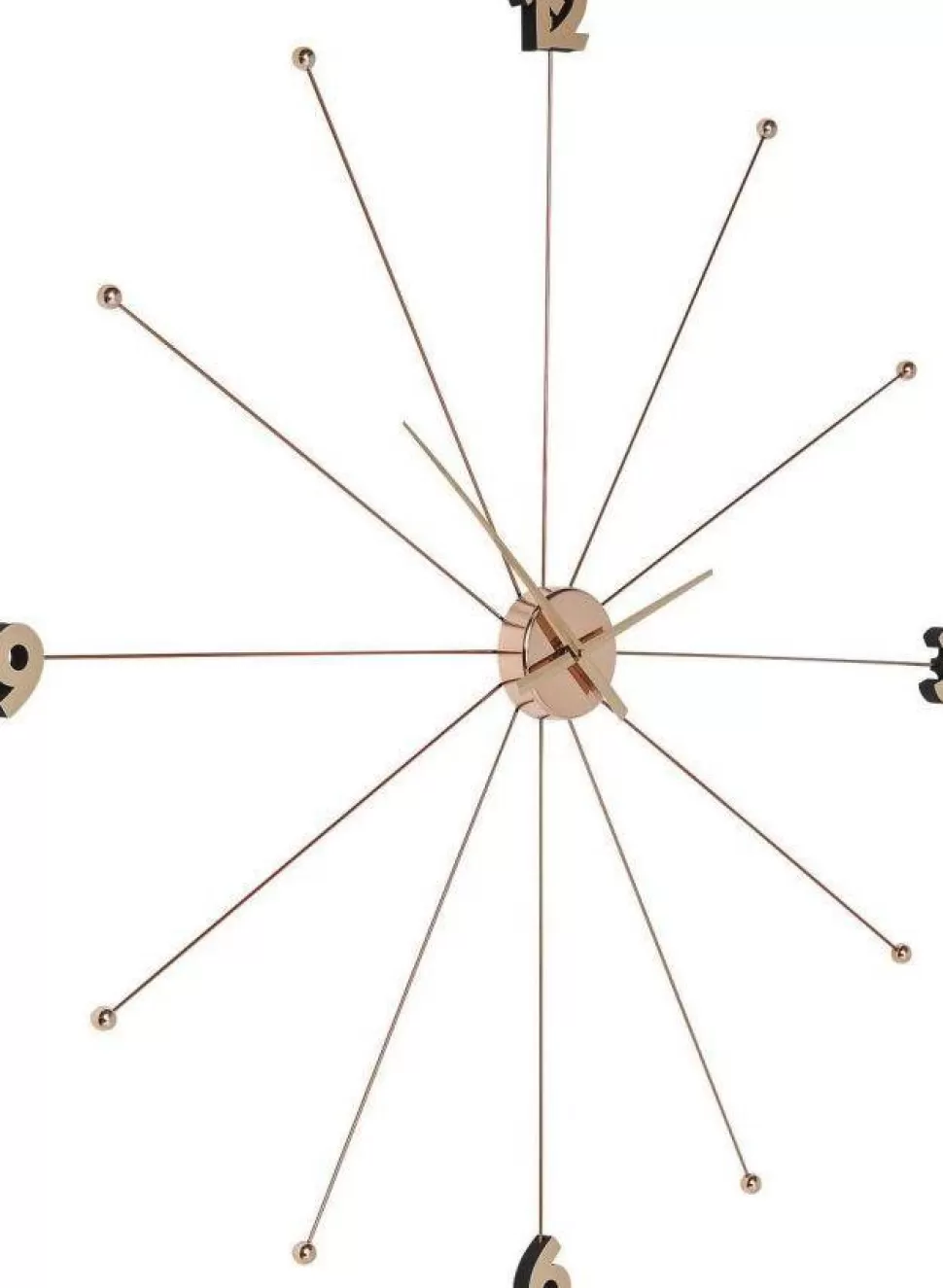 KARE Design Wandklok Like Umbrella Rosé Goud Best Sale